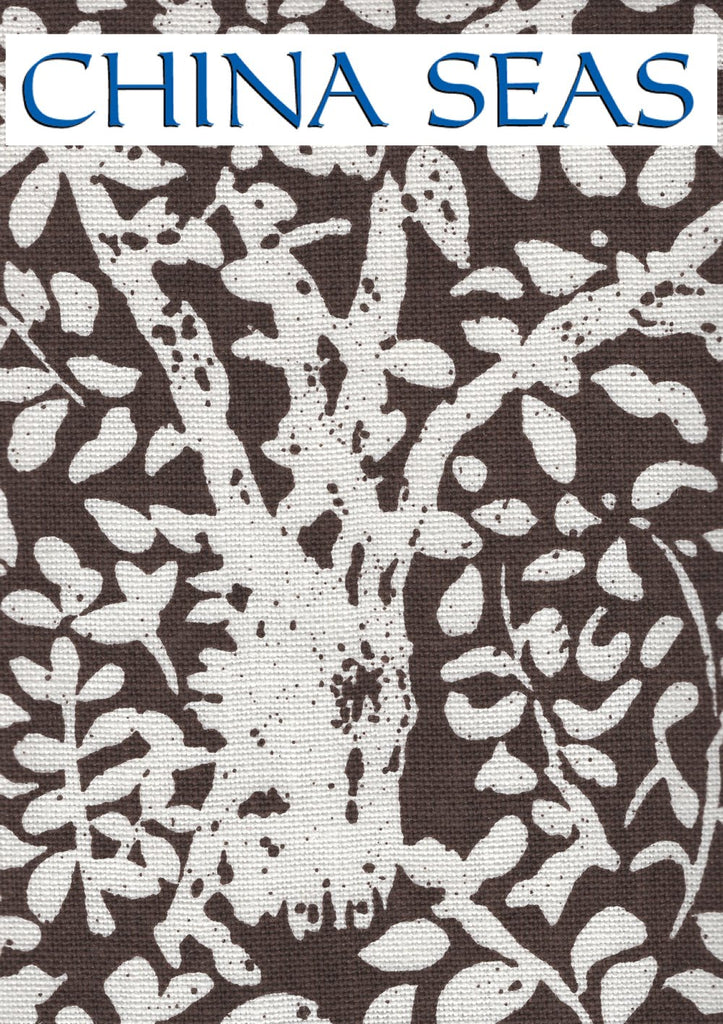 Arbre de Matisse Reverse Brown on White Oscar Sample Fabric 