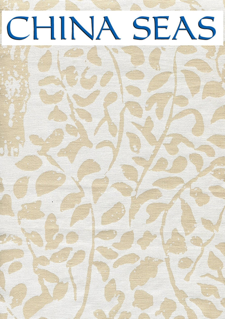 Arbre de Matisse Reverse Ecru on Natural Sample Fabric 