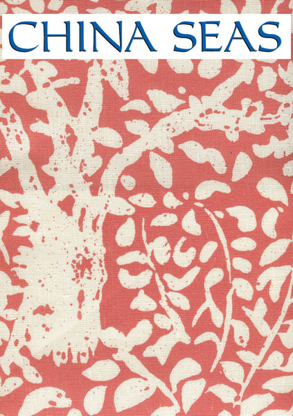 Arbre de Matisse Reverse Shrimp on tint Sample Fabric 