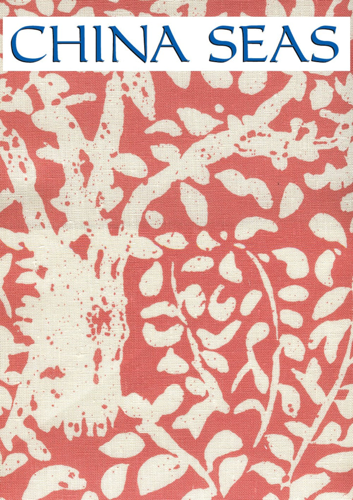 Arbre de Matisse Reverse Shrimp on tint Sample Fabric 
