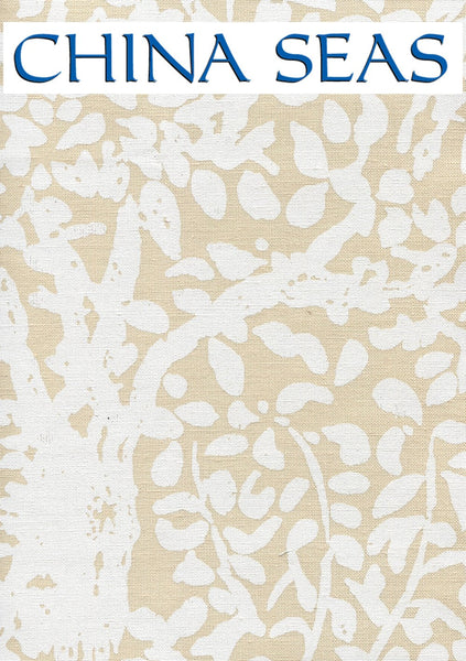 Arbre de Matisse White on Natural Sample Fabric 