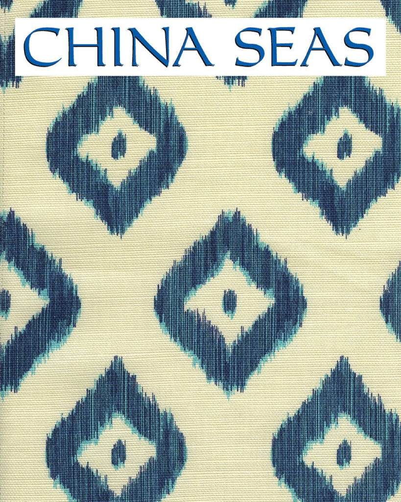 Bali Diamond Multi Blues on Tint Sample Fabric 