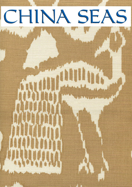 Bali II Camel II on tinted linen Sample Fabric 