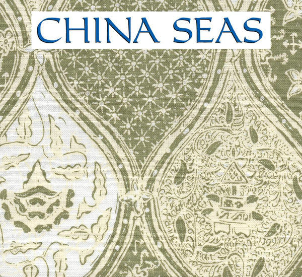 Balinese Batik New Green Cream on White Sample Fabric 