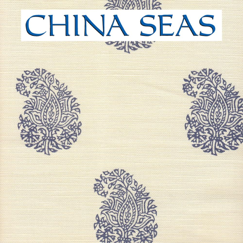 Bangalore Paisley French Blue on Tint Sample Fabric 