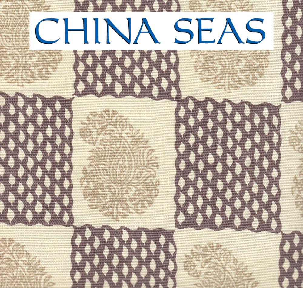 Bangalore Paisley Taupe on Tint Sample Fabric 