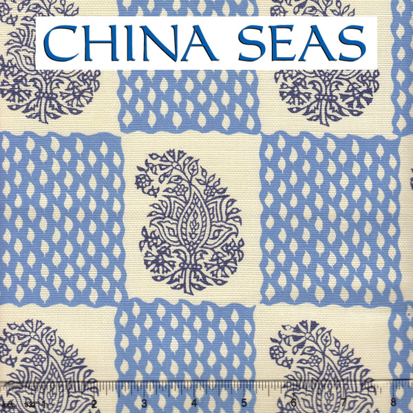 Bangalore Navy French Blue on Tint Sample Fabric 