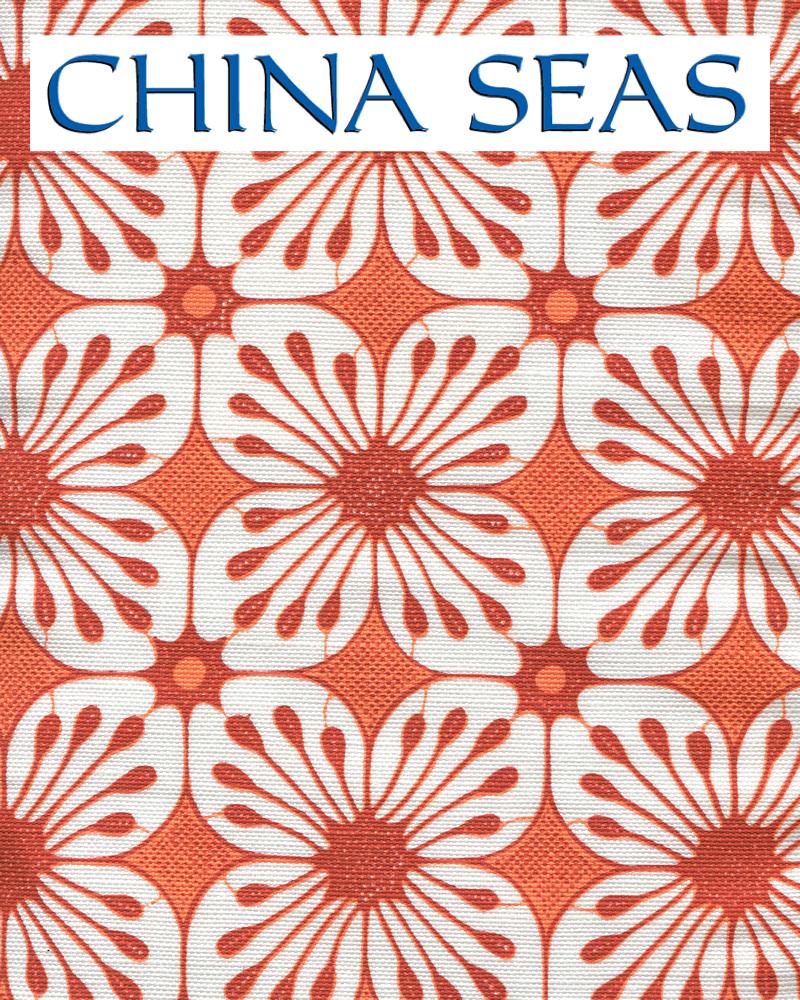 Barbados Batik Burnt Orange Orange Sample Fabric 