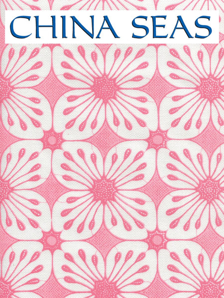 Barbados Batik Dark Pink Light Pink Sample Fabric 