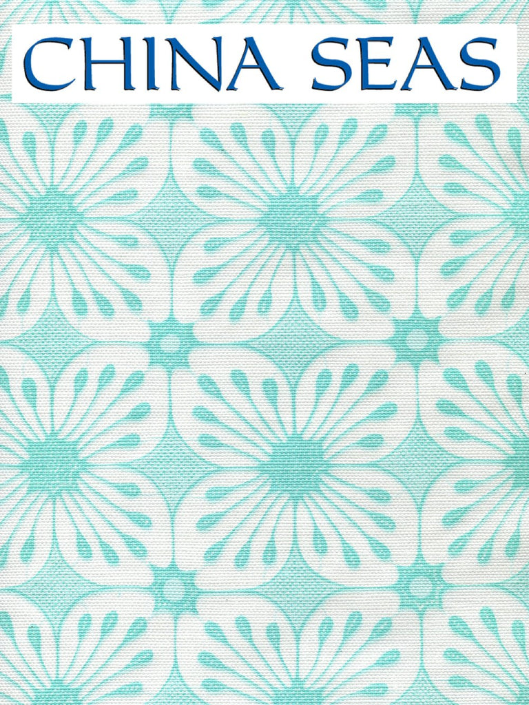 Barbados Batik Dark Turquoise Light Turquoise Sample Fabric 