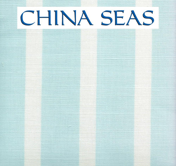 Beach Comber Bali Blue on White Sample Fabric 