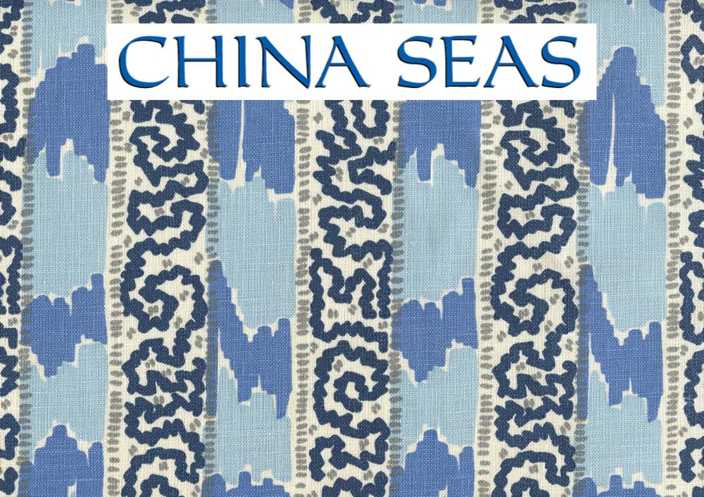 Bijou Stripe Denim Blue Windsor Navy Sample Fabric 