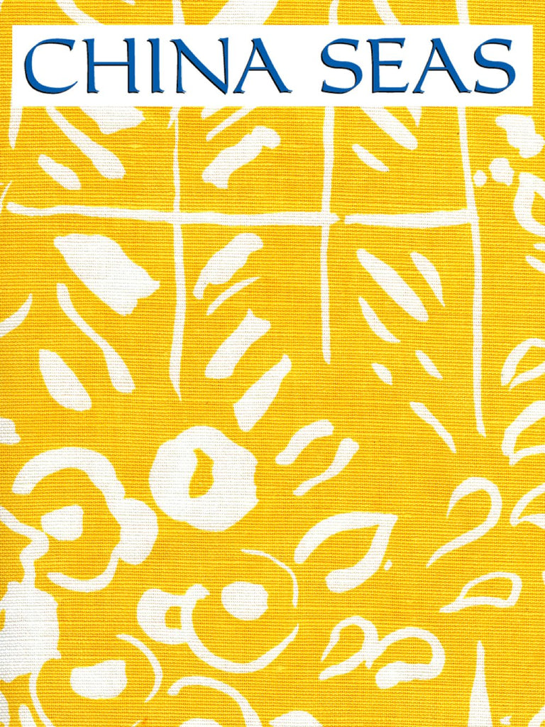 Bonaire Sunflower on White Sample Fabric 