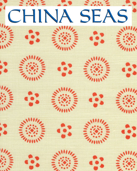 Carna Orange on Tinit Sample Fabric 