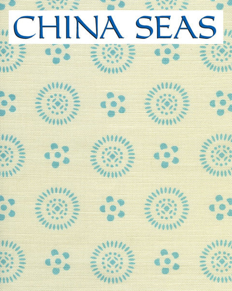 Carna Turquoise on Tint Sample Fabric 