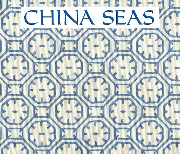 Ceylon Batik Medium Blue on Tint Sample Fabric 