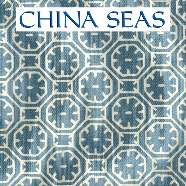 Ceylon Batik Reverse Medium Blue Sample Fabric 