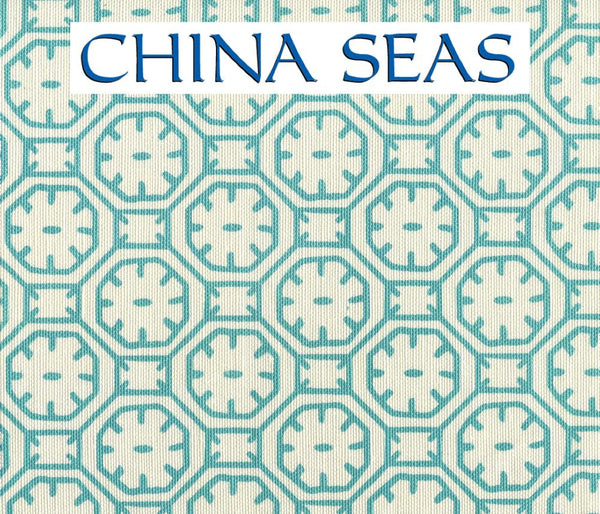 Ceylon Batik Turquoise on Tint Sample Fabric 