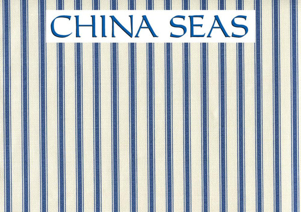 Chapelle Stripe New Navy on Tint Sample Fabric 