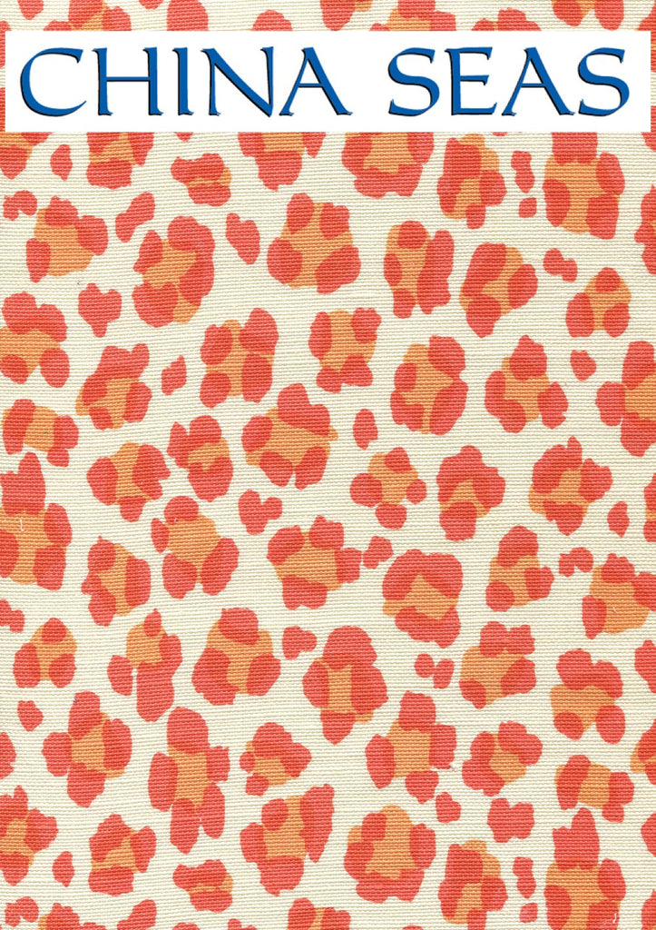 Conga Line Oranges on Tint Sample Fabric 