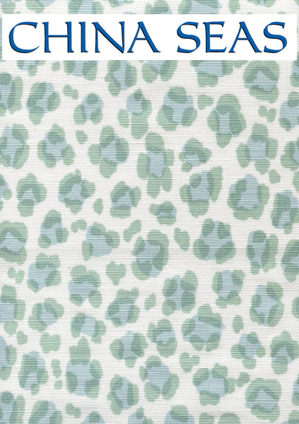 Conga Line Pale Aqua on tint Sample Fabric 