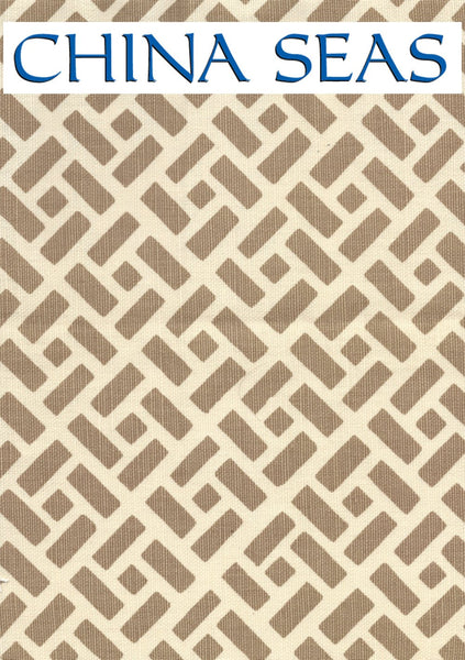 Edo Camel on Tinted Linen Sample Fabric 