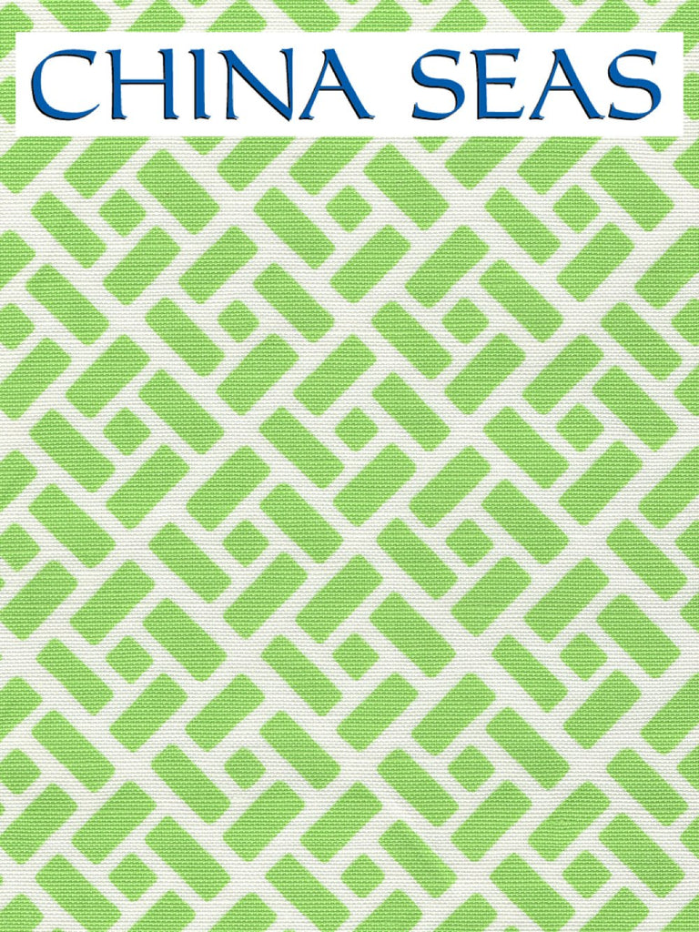 Edo Grande Jungle Green on Tint Sample Fabric 