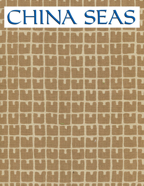 Fez II Camel II on Tan Sample Fabric 