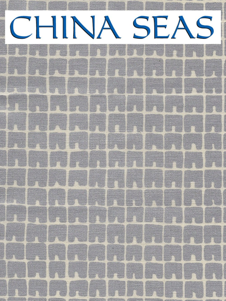 Fez II Silver Metallic on Tan Sample Fabric 