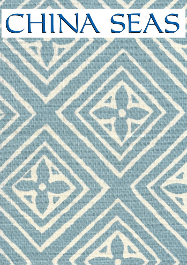 Fiorentina Grande China Blue Sample Fabric 