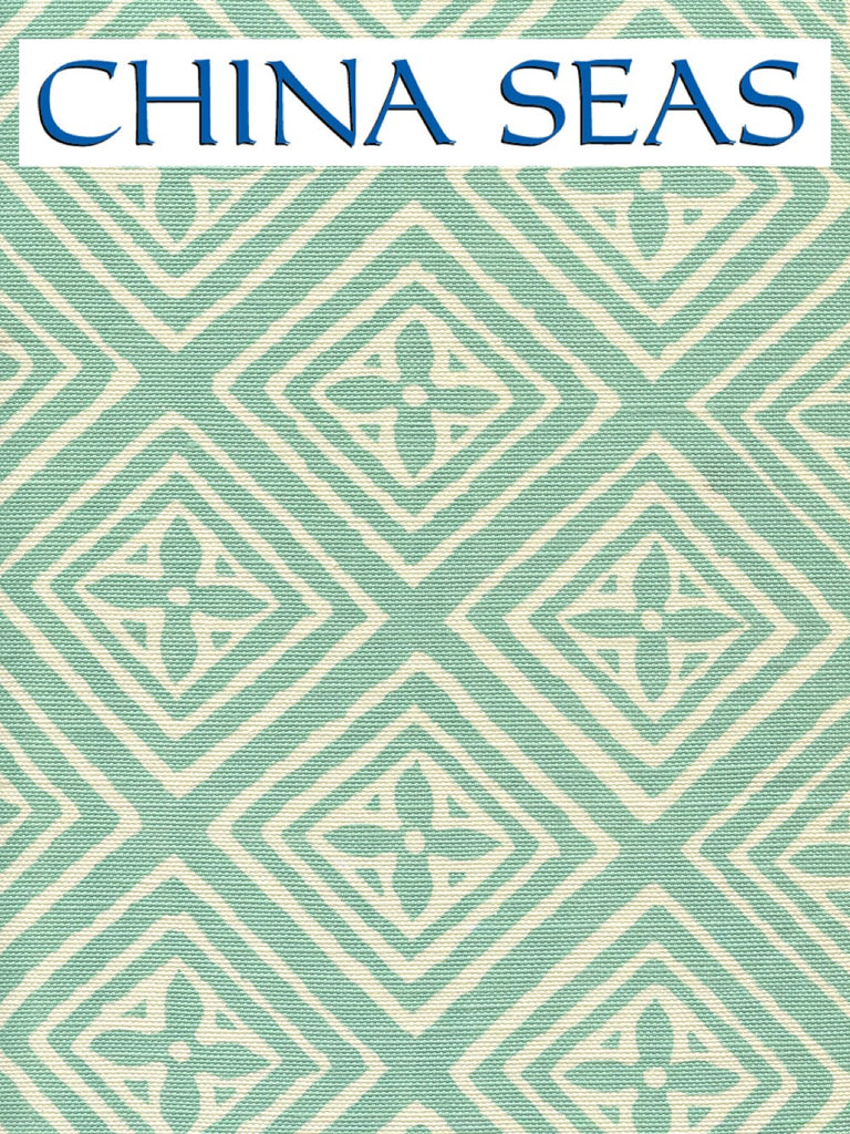 Fiorentina Turquoise on Tint Sample Fabric 
