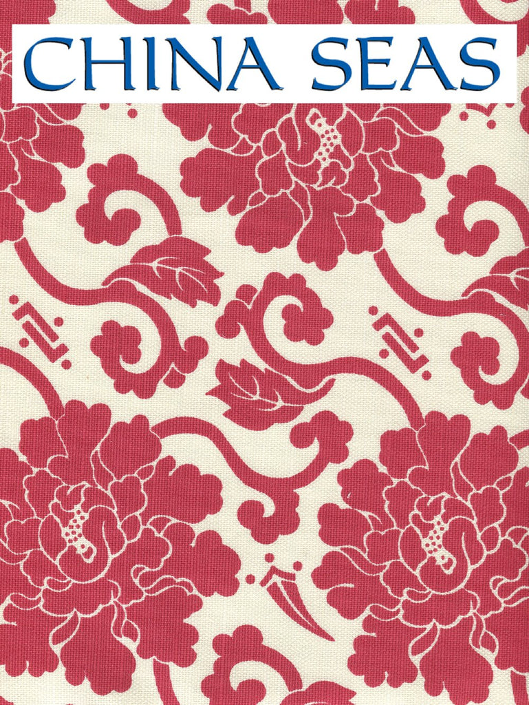 Florals Burgundy on Tint Sample Fabric 
