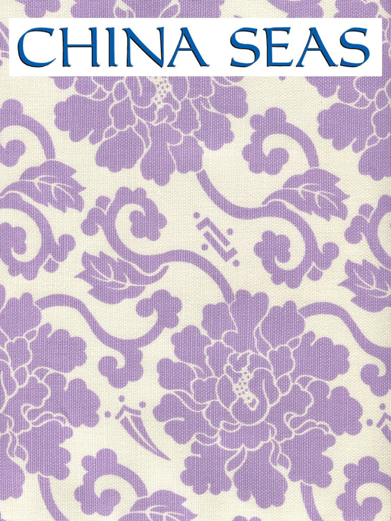 Florals Lilac on Tint Sample Fabric 