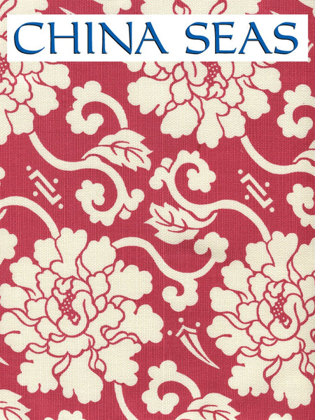 Florals Reverse Burgundy on Tint Sample Fabric 