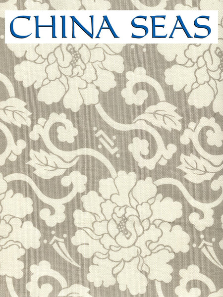 Florals Reverse Grey on Tint Sample Fabric 