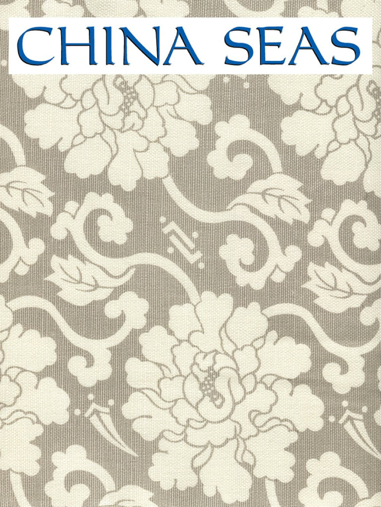 Florals Reverse Grey on Tint Sample Fabric 