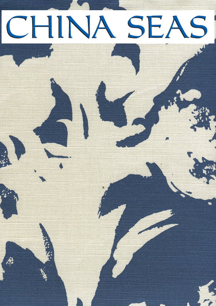 Flowers II Lavender Orange Yellow Sample Fabric 