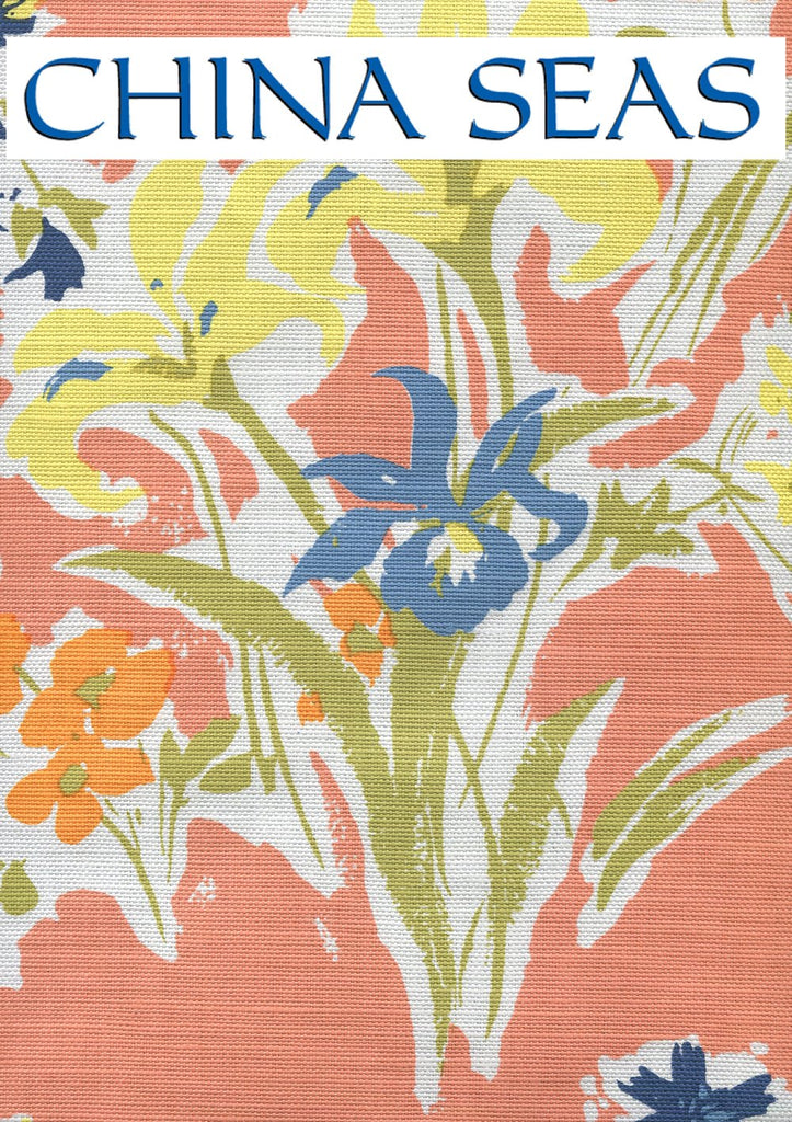 Flowers II Background Grey on white Sample Fabric 