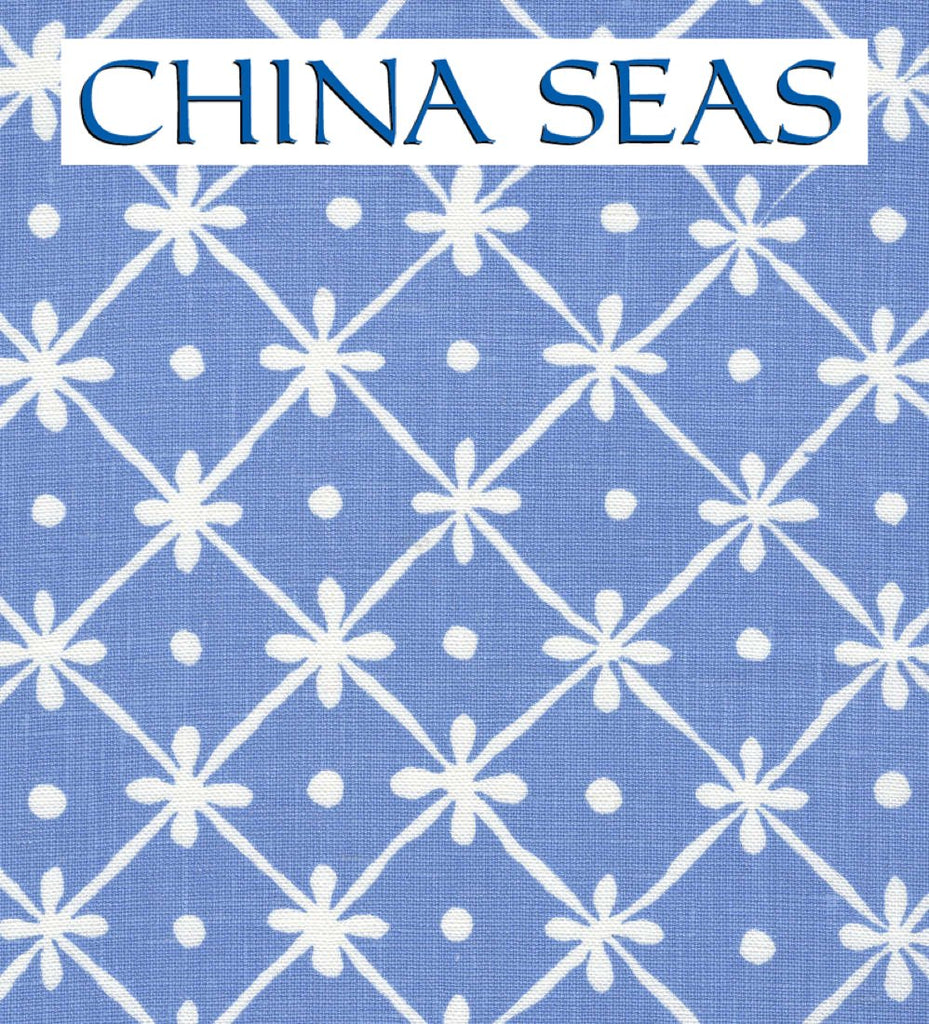 GATE HOUSE REVERSE ONE COLOR FRENCH BLUE ON OYSTER Sample Wallpaper 