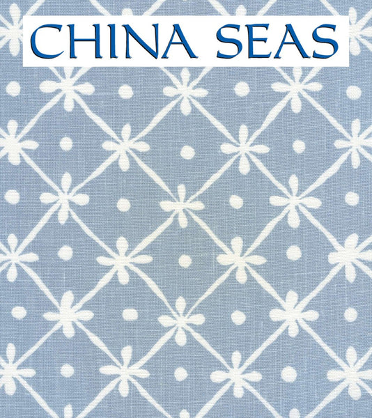 GATE HOUSE REVERSE ONE COLOR WINDSOR BLUE ON OYSTER Sample Wallpaper 