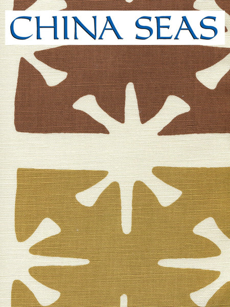 Georgia Large Scale Camel Tobacco on Tint Sample Fabric 