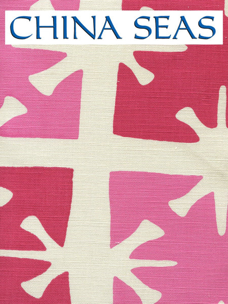Georgia Large Scale Pink Magenta on Tint Sample Fabric 