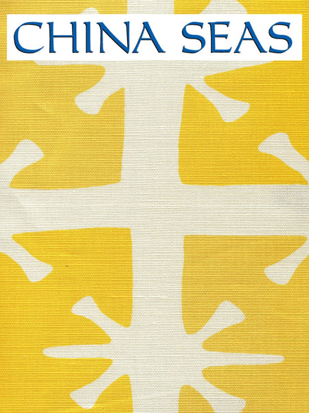 Georgia Large Scale Sunflower Yellow on Tint Sample Fabric 