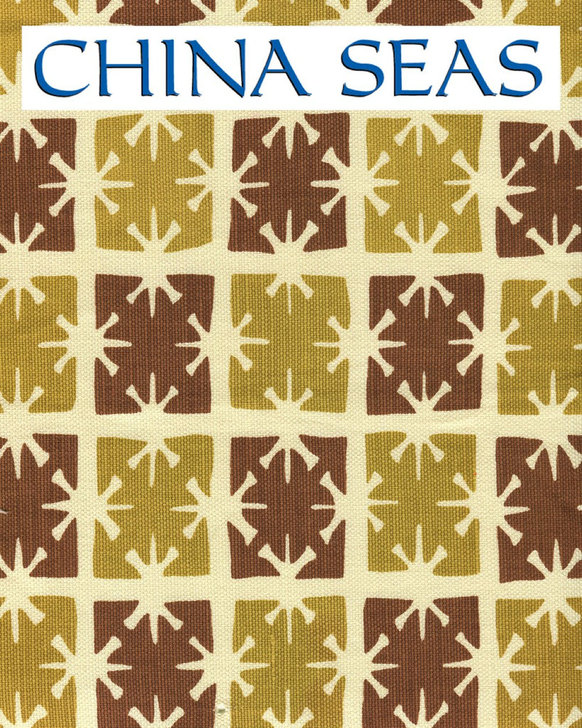 Georgia Small Scale Camel Tobacco on Tint Sample Fabric 