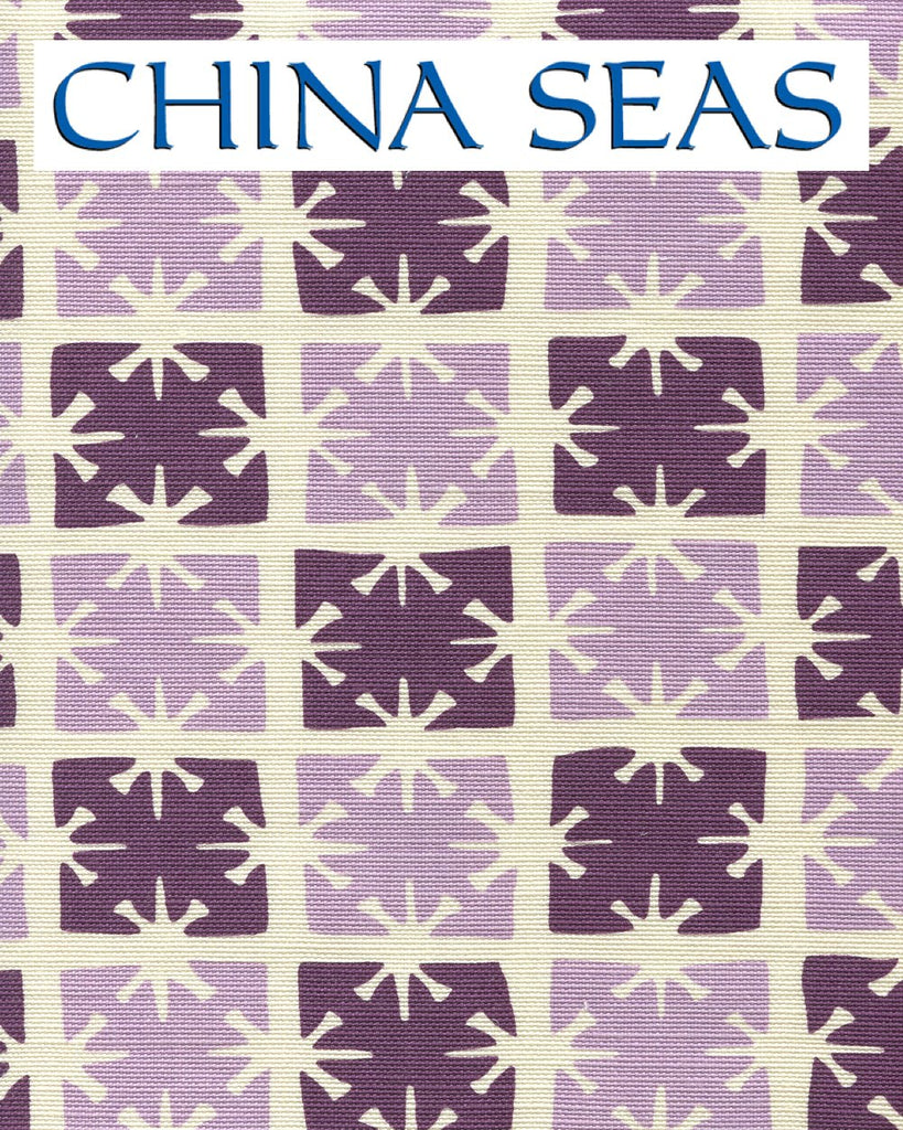 Georgia Small Scale Lilac Purple on Tint Sample Fabric 