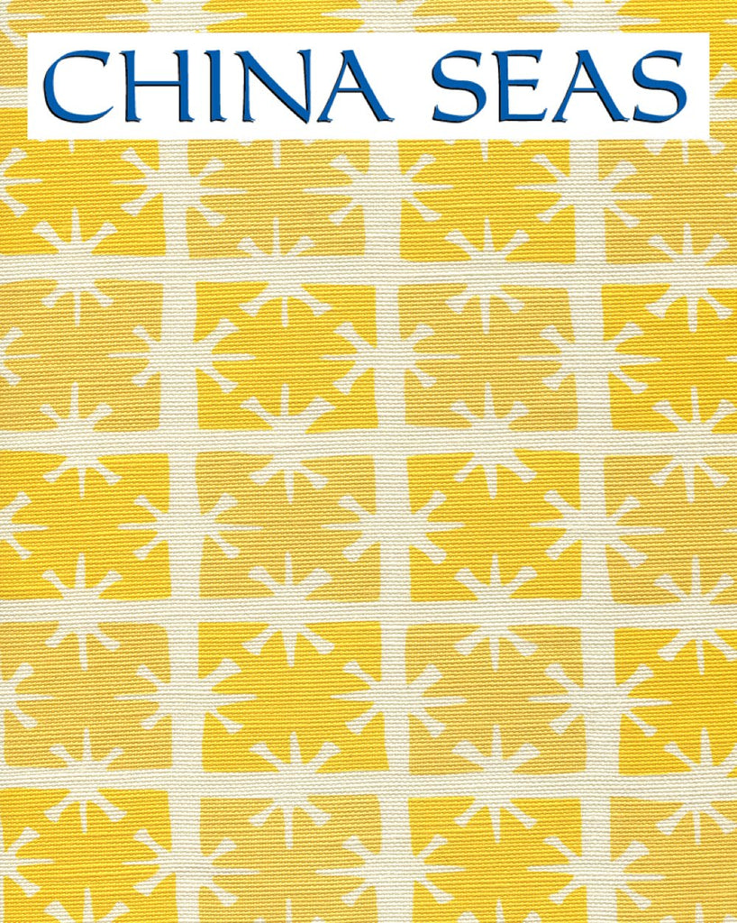 Georgia Small Scale Sunflower Yellow on Tint Sample Fabric 