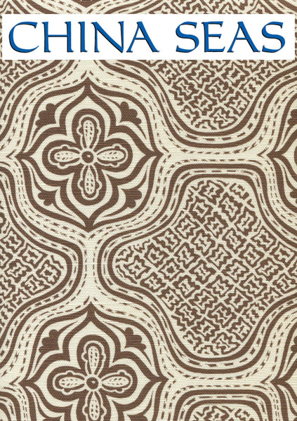 Hmong Batik Brown on Tint Sample Fabric 