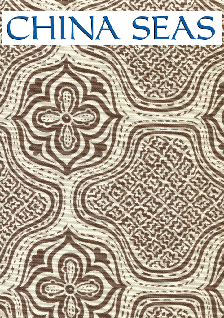 Hmong Batik Brown on Tint Sample Fabric 