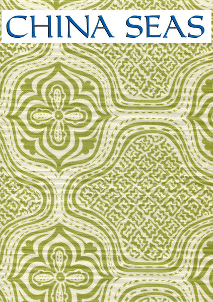 Hmong Batik Jungle Green on Tint Sample Fabric 