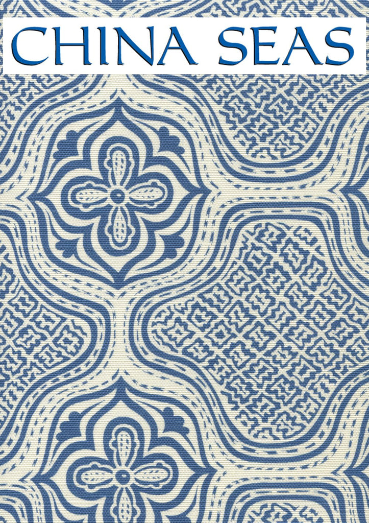 Hmong Batik New Navy on Tint Sample Fabric 